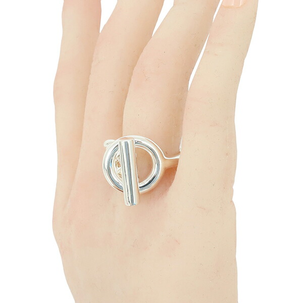 楽天市場】【未使用品】 エルメス 指輪 クロワゼット GM リング #54