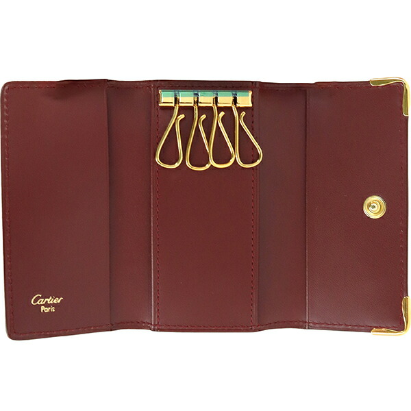 楽天市場】【未使用品】 カルティエ キーケース 4連 マスト ドゥ
