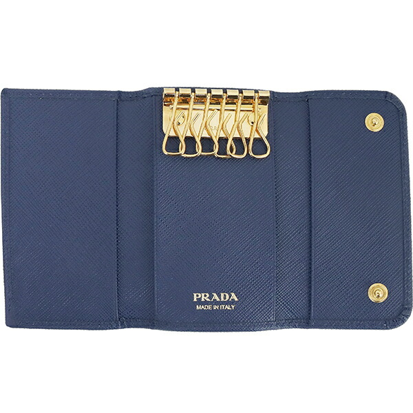 楽天市場】【新品】 プラダ キーケース 6連 サフィアーノ メタル
