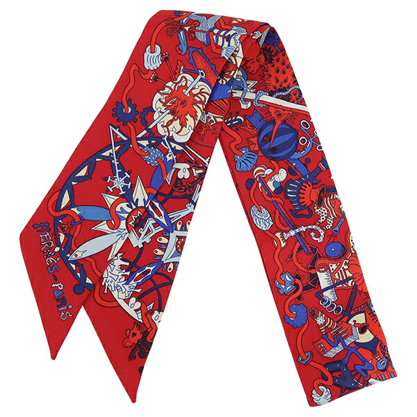 楽天市場】【美品】 エルメス ツイリー スカーフ ラ フォル パラード