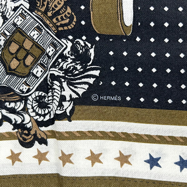 楽天市場】【美品】 エルメス ショール カレ ジェアン 140 宮廷の馬具