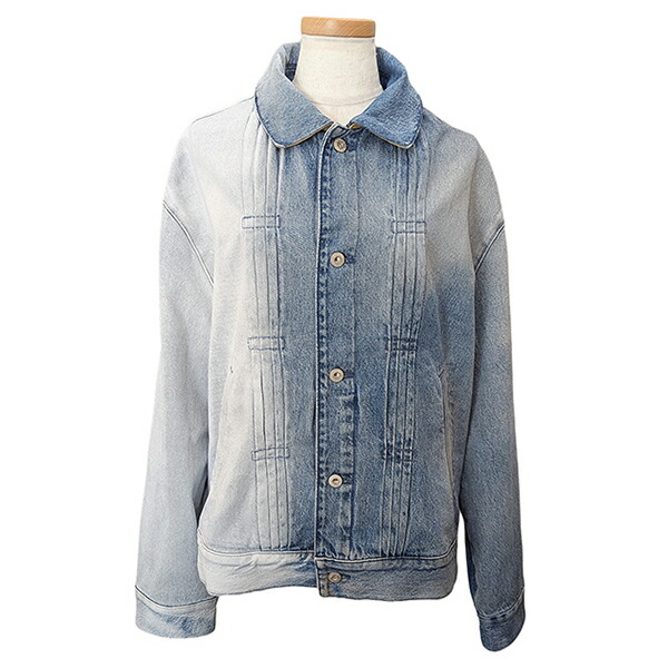 楽天市場】【未使用品】 ロエベ デニムジャケット グラデーション 46