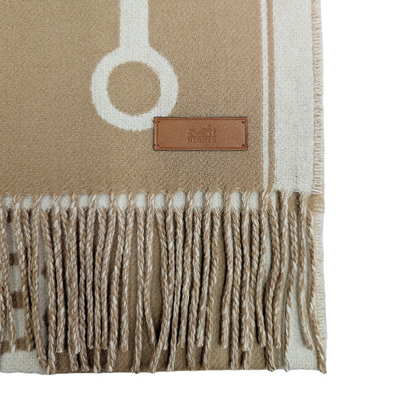 楽天市場】【新品】 エルメス マフラー モール カシミヤ キャメル