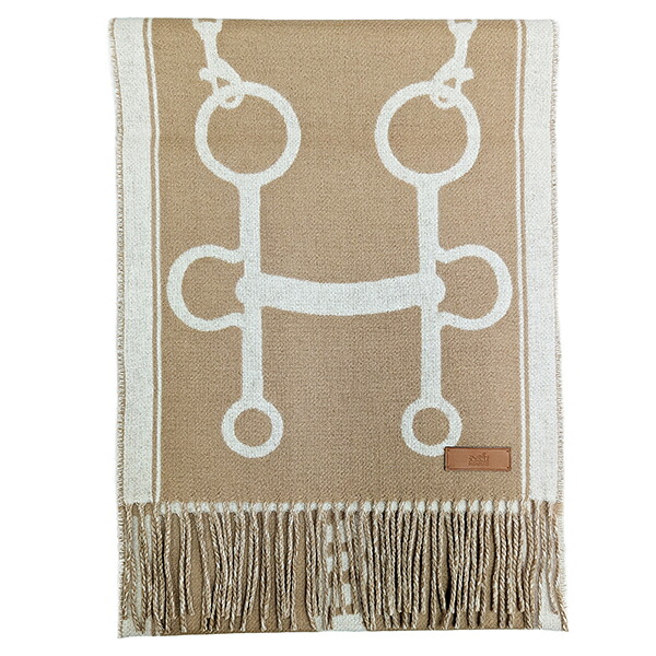 楽天市場】【新品】 エルメス マフラー モール カシミヤ キャメル