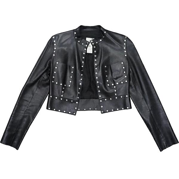 楽天市場】セリーヌ レザー ジャケット スタッズ 40 Mサイズ