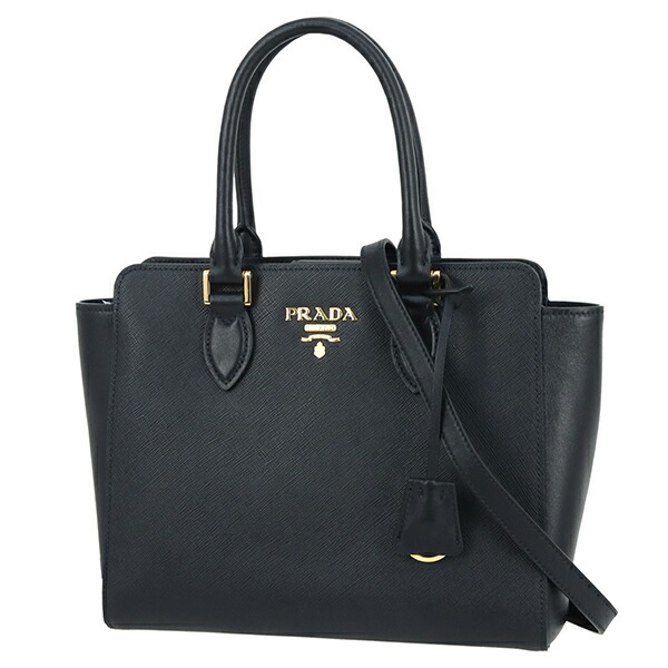 楽天市場】【未使用品】 プラダ 2WAYバッグ サフィアーノ レザー