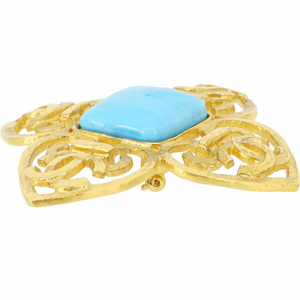 楽天市場】シャネル ブローチ ヴィンテージ カラーストーン ココマーク