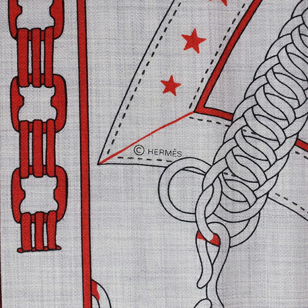 楽天市場】【美品】 エルメス ショール カレ ジェアン 140 朝の散歩