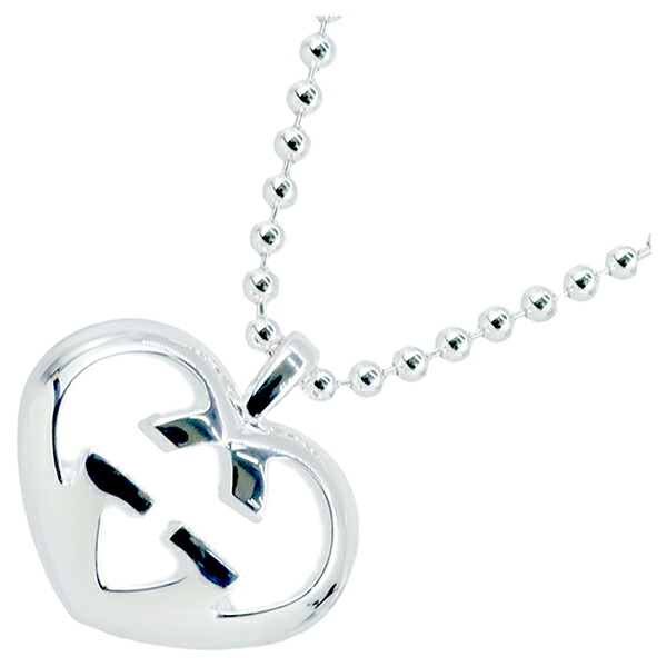 楽天市場】【新品】 グッチ ネックレス ラブブリット ハートGG トップ