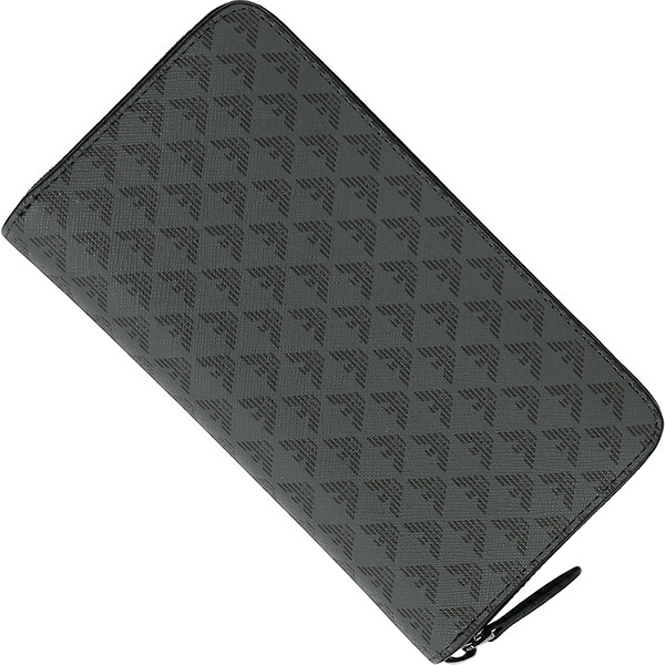 楽天市場】エンポリオ アルマーニ 長財布 メンズ ラウンドファスナー長