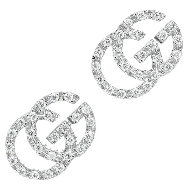 楽天市場】【新品】 グッチ ピアス ダブルG スタッズ ダイヤモンド