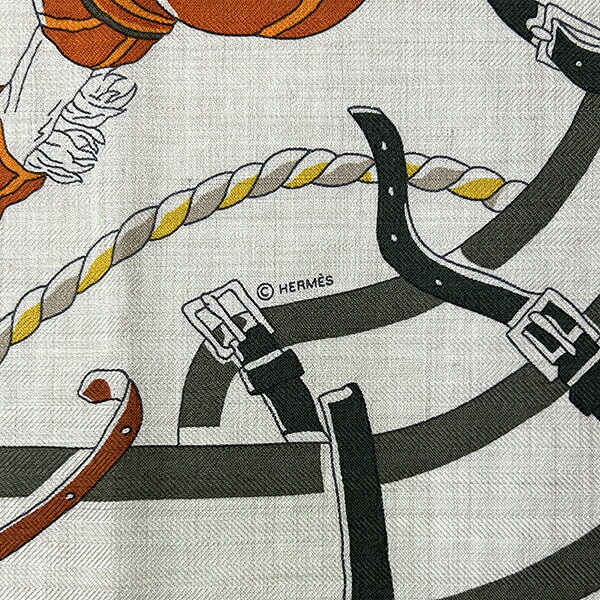 楽天市場】【未使用品】 エルメス スカーフ カレH 100 RONDS DE MARCHE