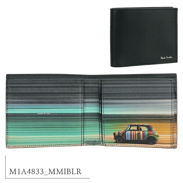 楽天市場】【新品】 ポールスミス 二つ折り財布 メンズ カウレザー