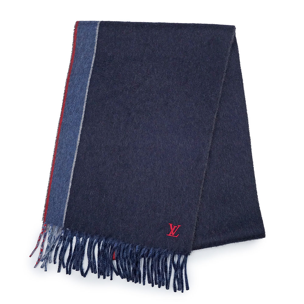 楽天市場】ルイヴィトン マフラー ブルーの通販