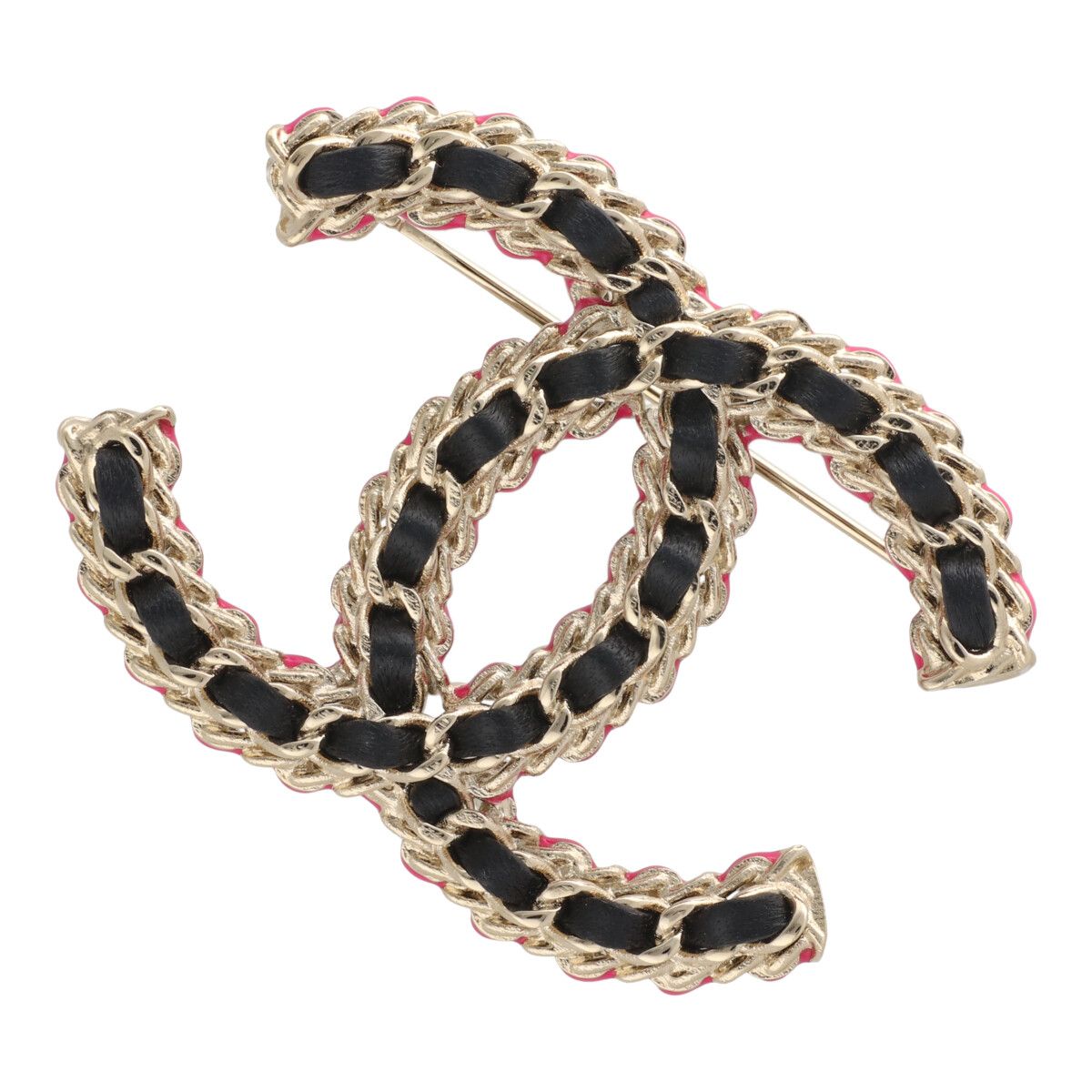 楽天市場】【中古】 CHANEL シャネル ブローチ B23B ココマーク レザー