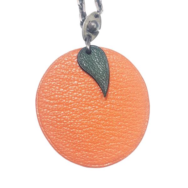 楽天市場】【中古】 HERMES エルメス チャーム オレンジチャーム