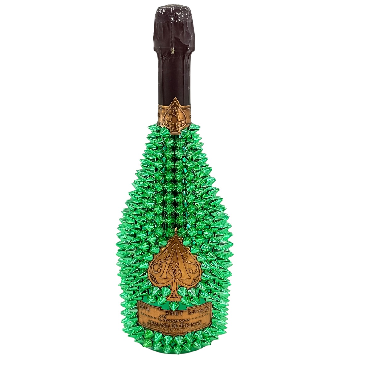 楽天市場】アルマンド グリーン デコレーションボトル スタッズ