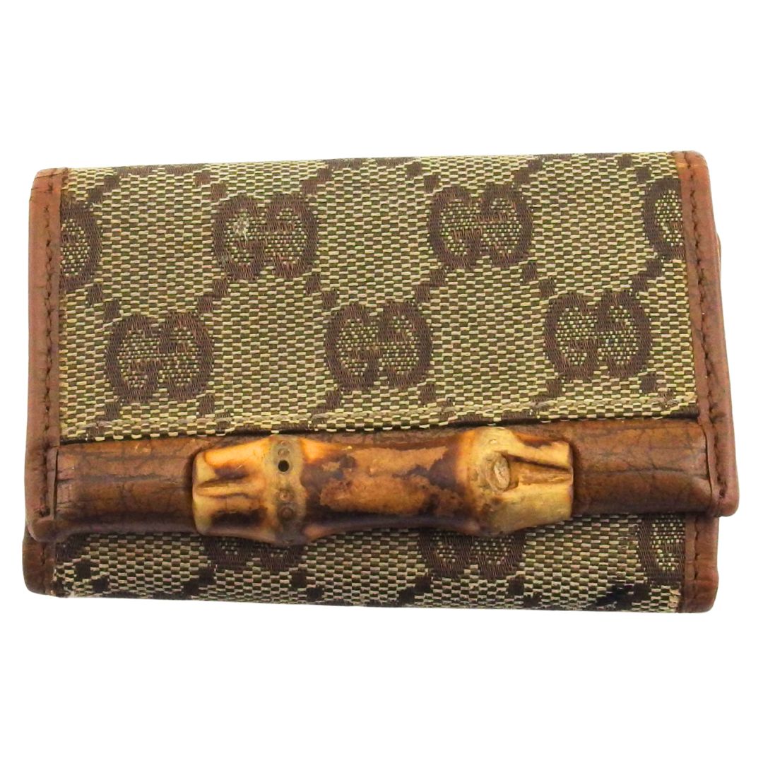 楽天市場】グッチ バンブーggキャンバス キーケースの通販