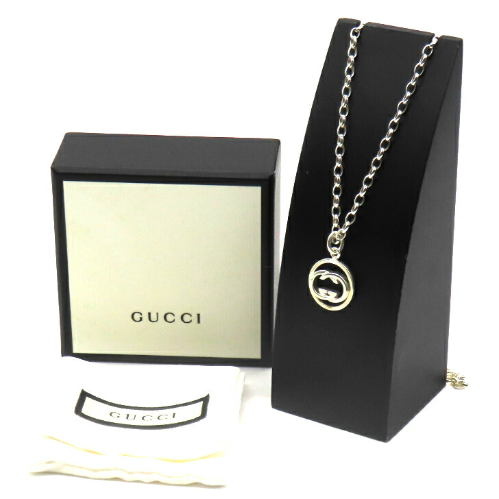 楽天市場】【本物保証】GUCCI グッチ インターロッキング G ネックレス