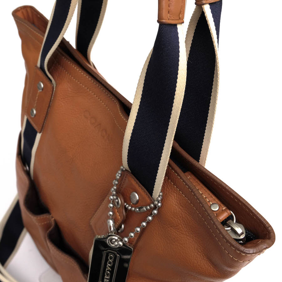 楽天市場】COACH トートバッグ コーチ F70558 Heritage Web Leather