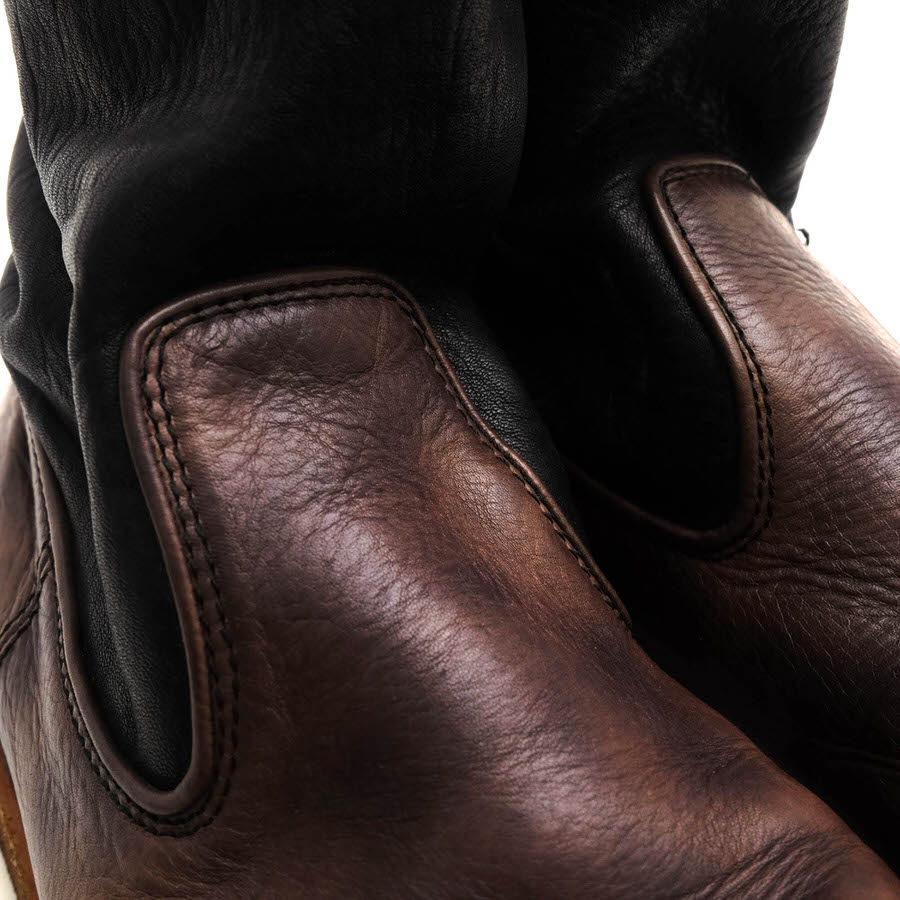 楽天市場】KAPITAL ワークブーツ キャピタル リンクルポパイブーツ