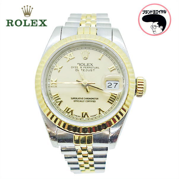 楽天市場】【中古】ROLEX ロレックス 69173 デイトジャスト ローマ数字