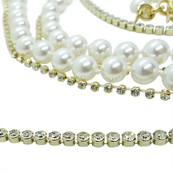 楽天市場】CHANEL シャネル ロングパールネックレス ゴールド ココ