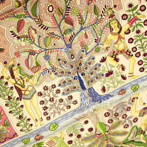 楽天市場】【中古】HERMES エルメス カレ90 Aux Portes du Palais 王宮