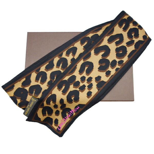 楽天市場】【中古】LOUIS VUITTON ルイヴィトン ツイリー レオパード