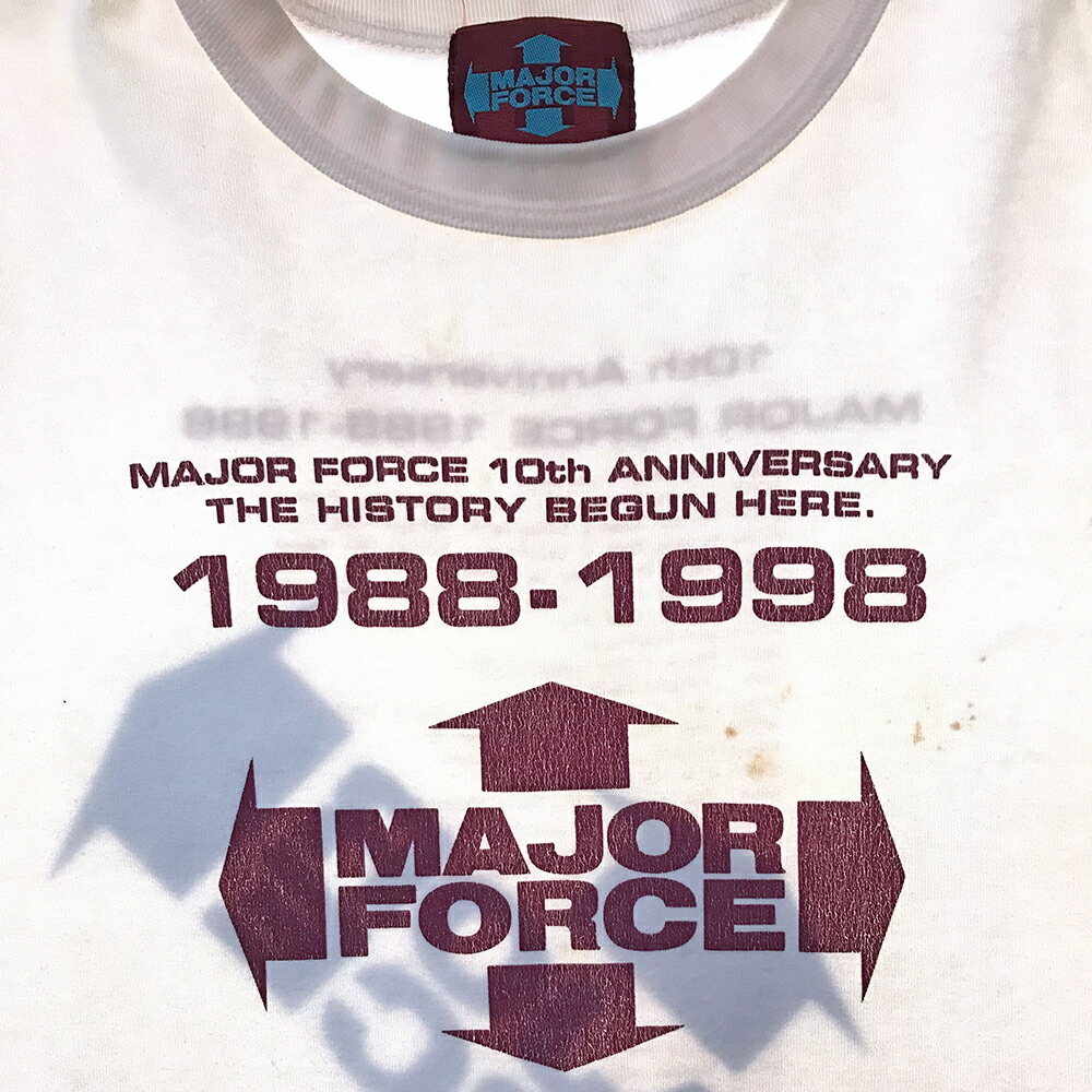 楽天市場】MAJOR FORCE 10th ANNIVERSARY Tシャツ 90s 90's 90年代