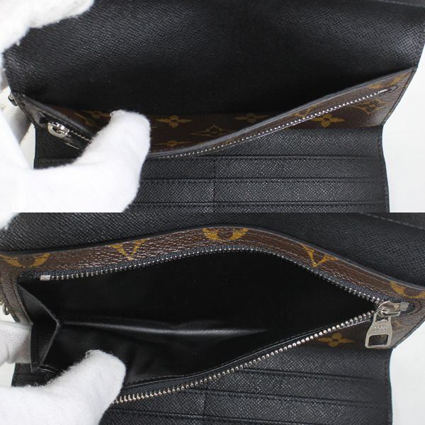 楽天市場】ルイヴィトン 長財布 三つ折り メンズ モノグラムマカサー