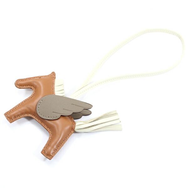 楽天市場】エルメス ロデオ PM ペガサス バッグチャーム エトゥープ