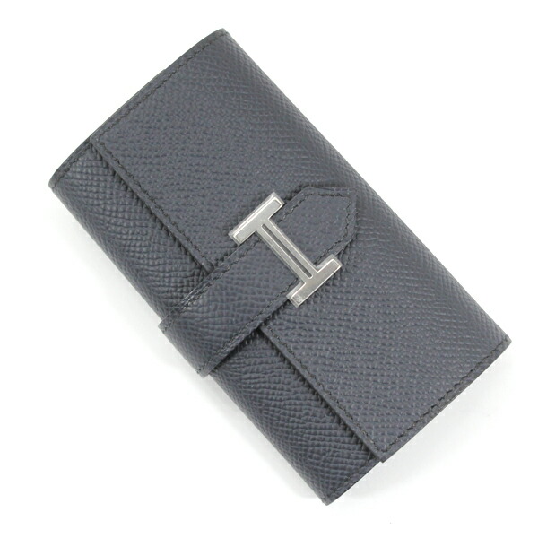 楽天市場】エルメス キーケース 4連 ベアン 紺 ブルーニュイ ネイビー