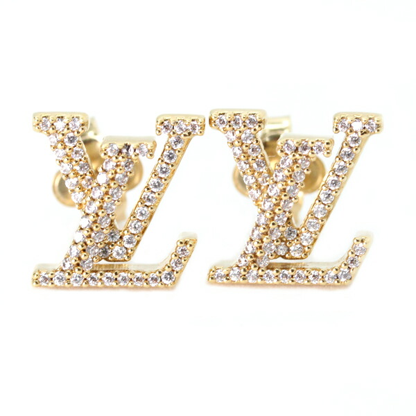 楽天市場】ルイヴィトン ピアス・LV アイコニック ストラス M00609