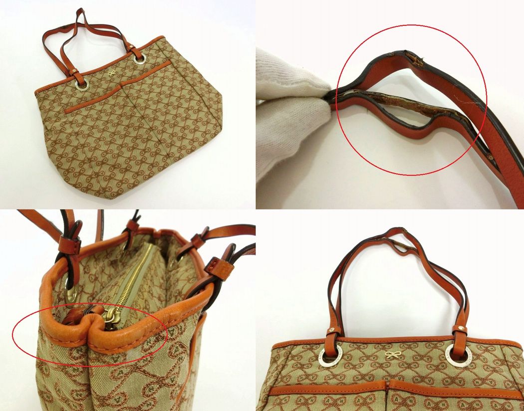 楽天市場】ANYA HINDMARCH・アニヤ ハインドマーチ キャンバス×レザー