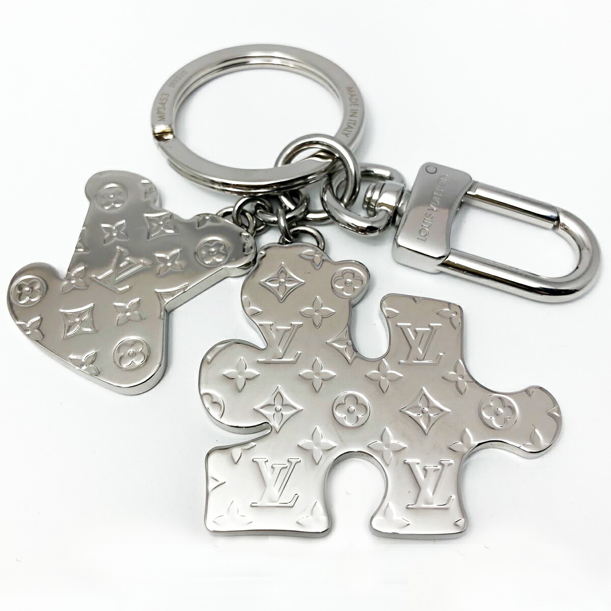 楽天市場】【中古】 ルイヴィトン キーホルダー ポルトクレ LV パズル