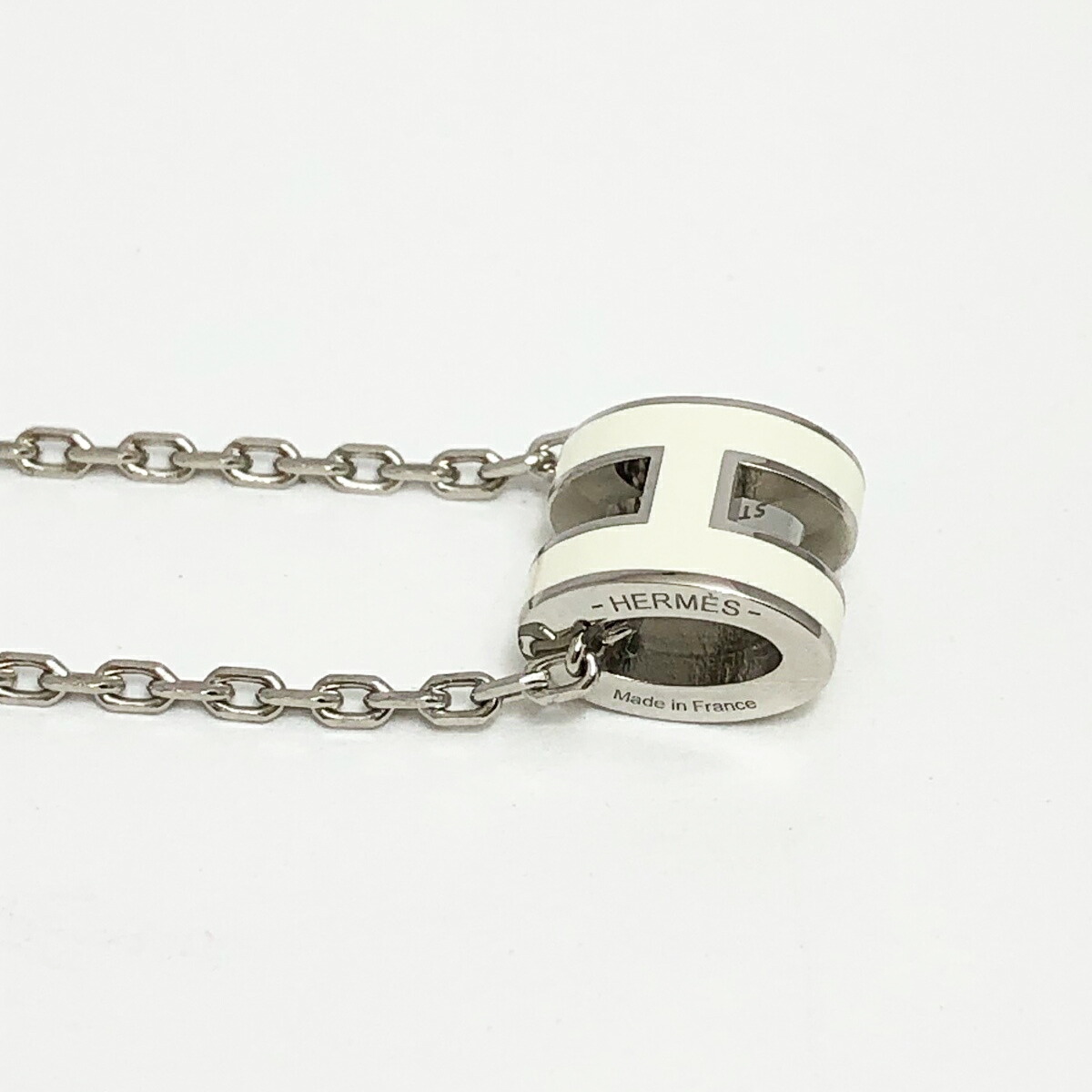 楽天市場】【中古】 エルメス ミニポップH ネックレス ホワイト