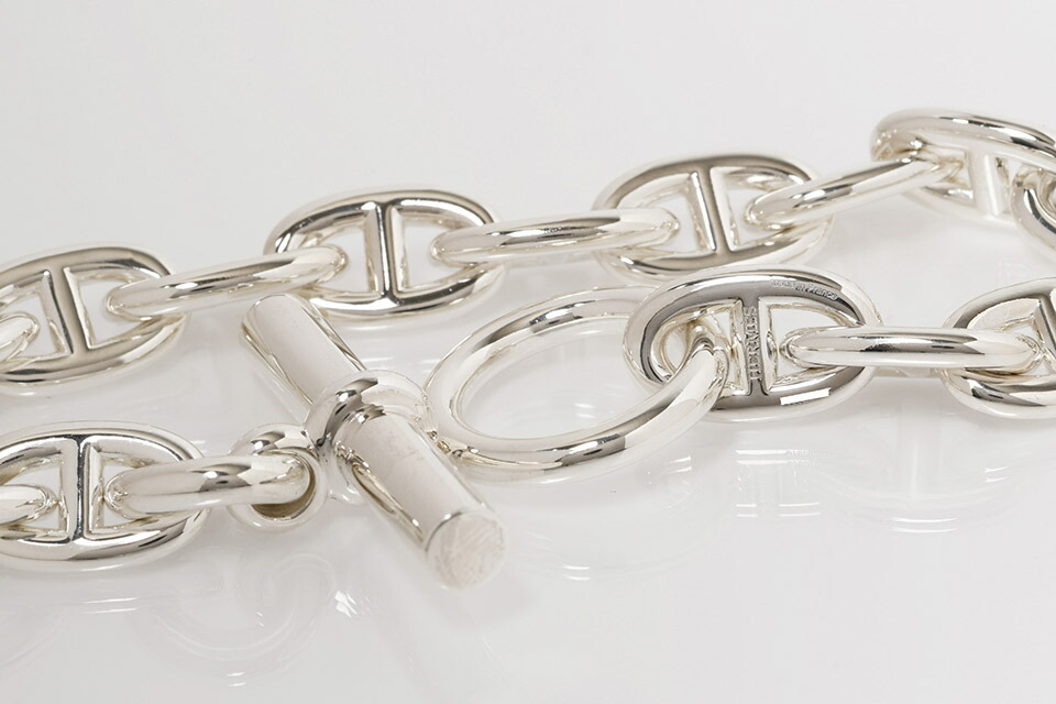 楽天市場】エルメス HERMES シェーヌダンクル MM 18コマ ブレスレット