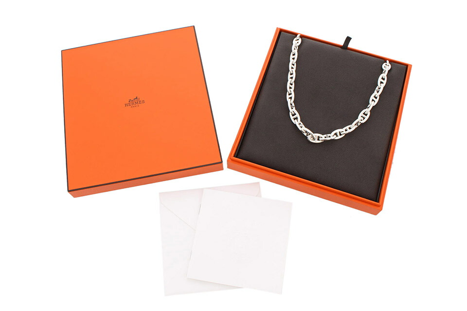 楽天市場】エルメス HERMES シェーヌダンクル GM 29コマ ネックレス