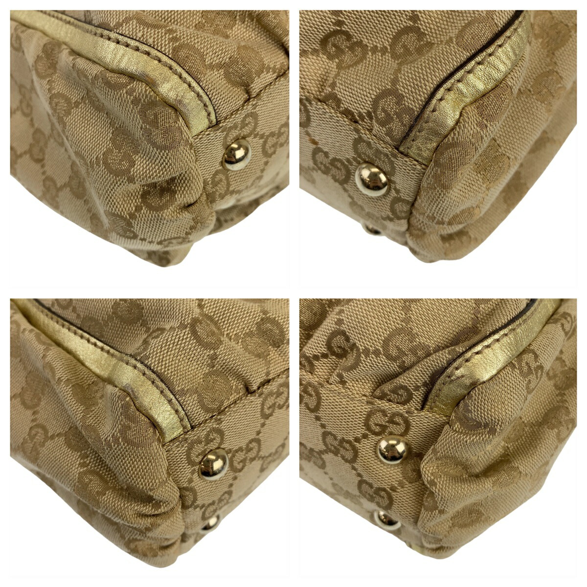 楽天市場】GUCCI グッチ アビー ベージュ ゴールド金具 GGキャンバス