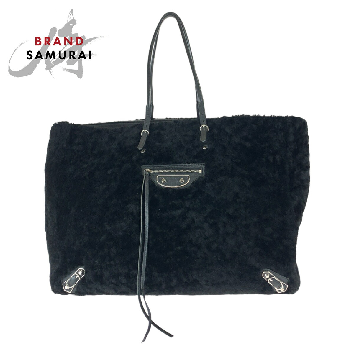 楽天市場】美品 BALENCIAGA バレンシアガ ペーパー ブラック 黒