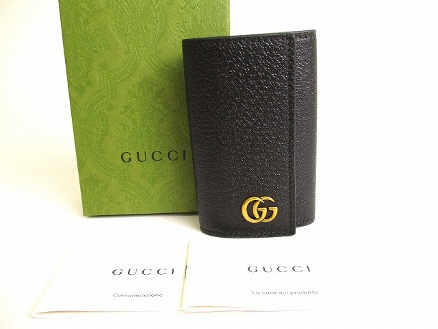 楽天市場】【展示保管品】 グッチ GUCCI GG マーモント レザー 6連