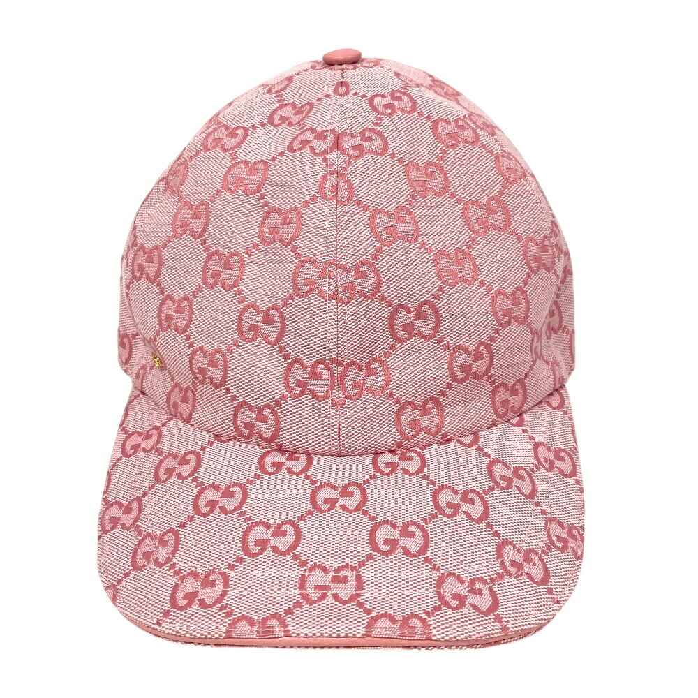 楽天市場】GUCCI/グッチ 748475 GGキャンバス キャップ ピンク