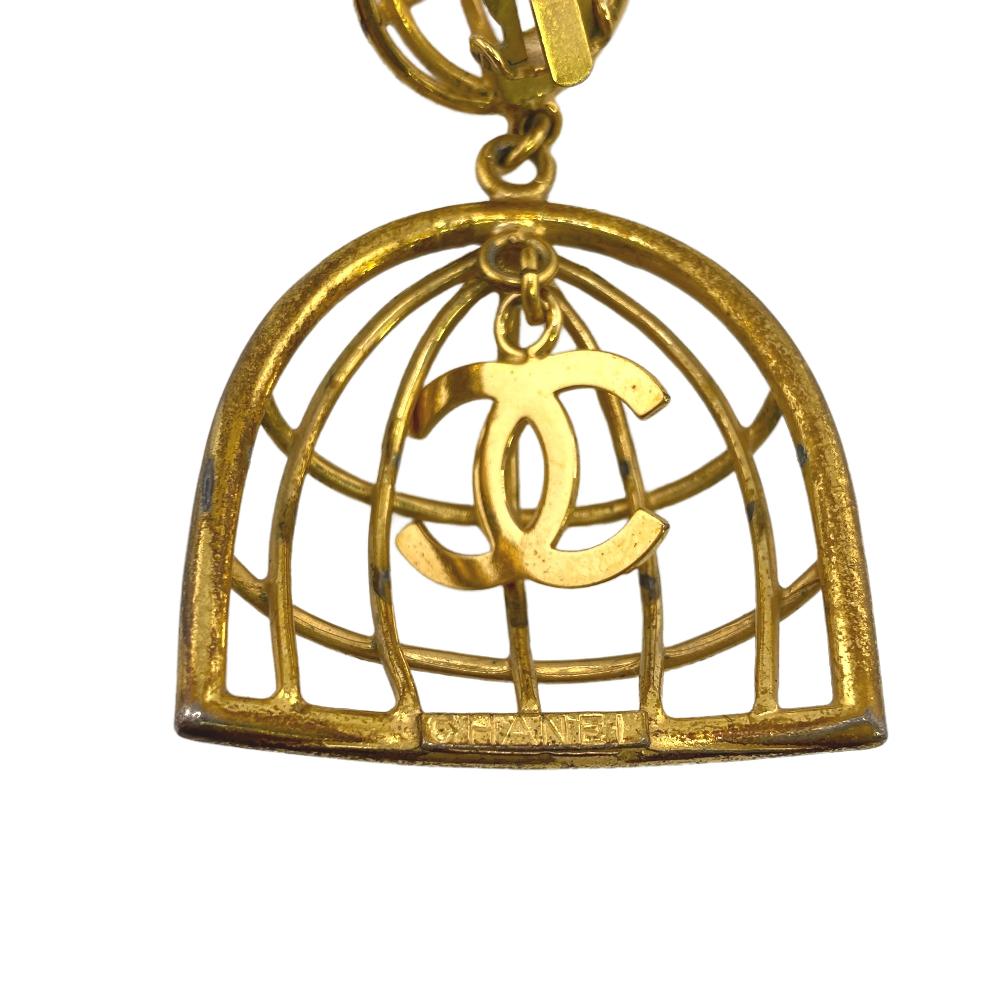 楽天市場】CHANEL シャネル 鳥かご 93A ココマーク イヤリング