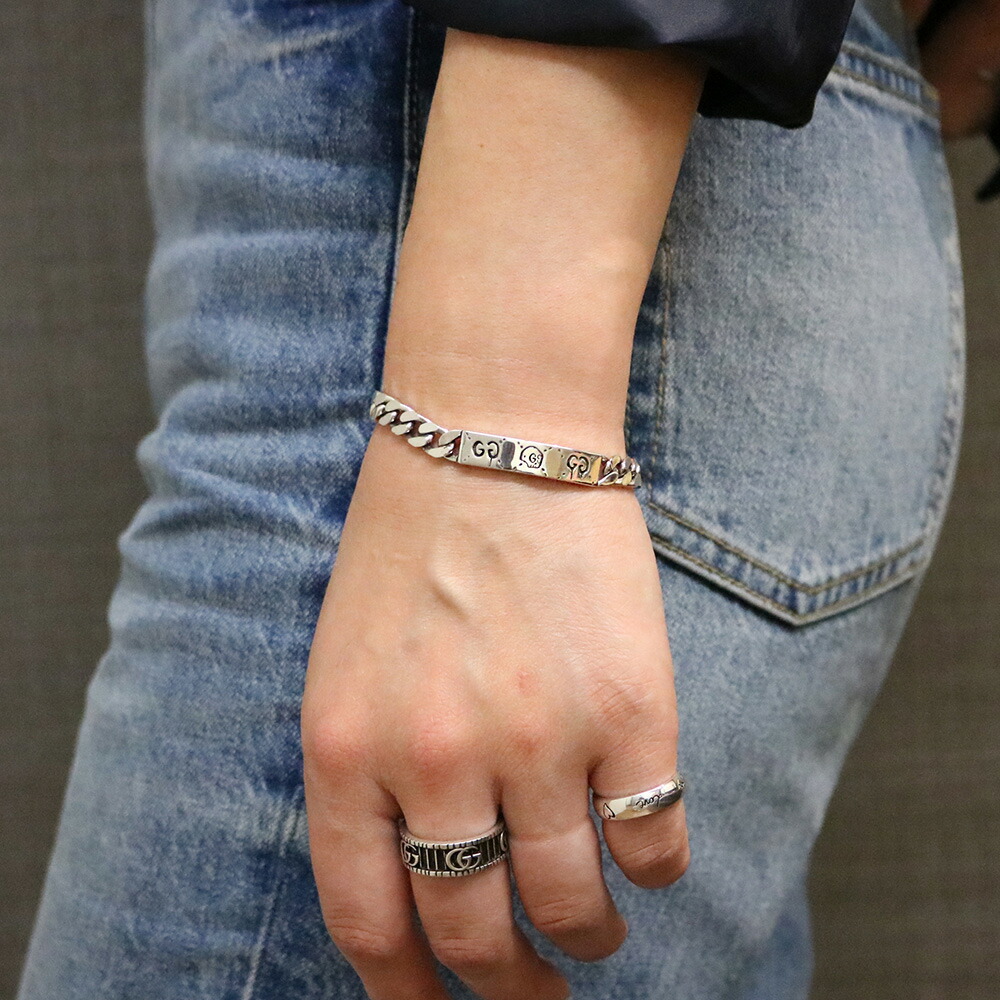 楽天市場】グッチ ブレスレット メンズ レディース ゴースト 455321