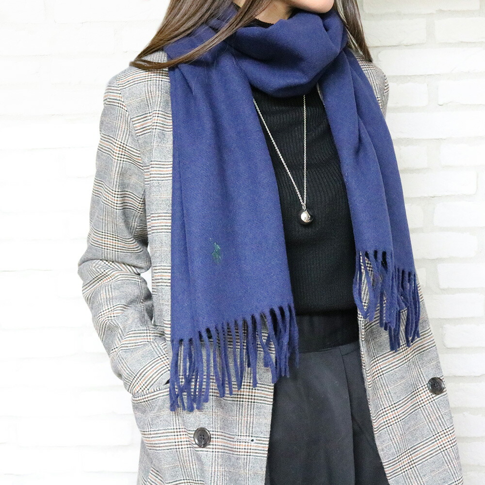 楽天市場】ラッピング付付き ポロラルフローレン マフラー メンズ