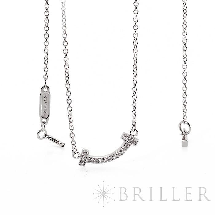 楽天市場】ティファニー ティファニーT ミニ スマイル ペンダント