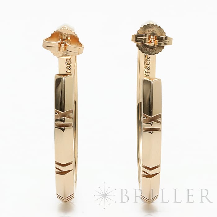 楽天市場】ティファニー アトラス Xフープ ピアス ローズゴールド