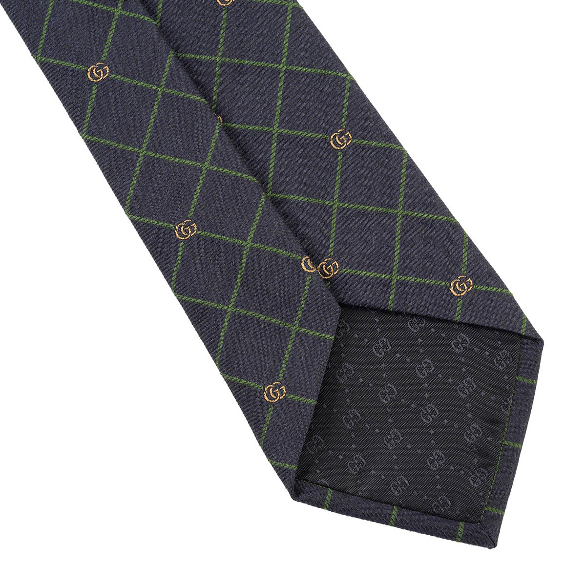 楽天市場】グッチ ネクタイ GUCCI ダブルG＆チェック 721189 4E652