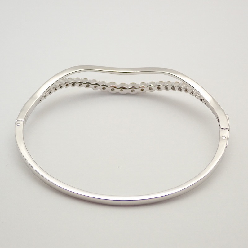 楽天市場】K18WGダイヤ1.01ctバングル内周16cm【中古】 : BestSelect